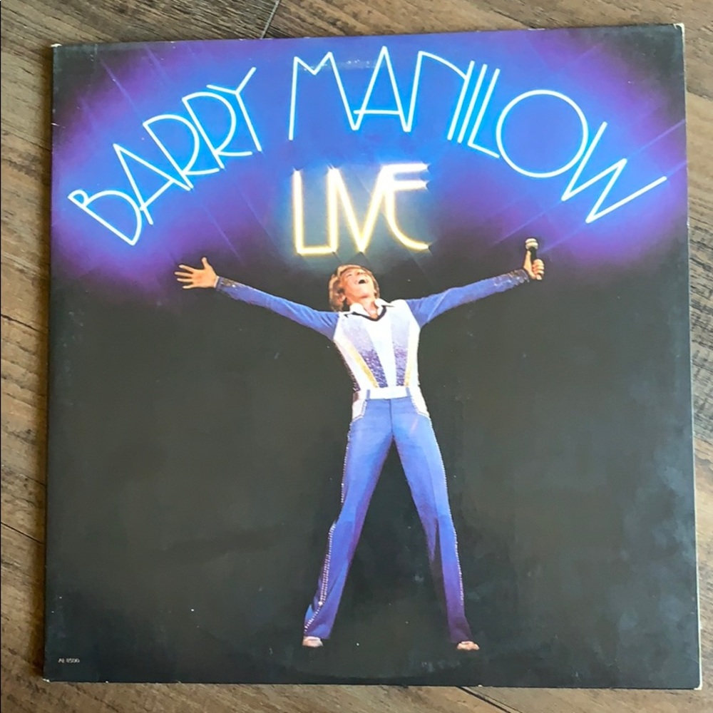 Barry Manilow live vinyl record